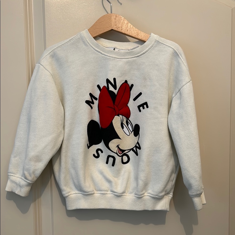 Zara Disney Minnie Mouse Sweatshirt